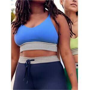 OFFLINE By Aerie‎ Women's Blue Ribbed Scoop Sports Bra Size M